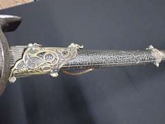 Vintage Sword with Scabbard - Blade Length in photos.
