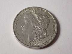 1900 MORGAN SILVER DOLLAR COIN