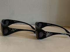 2 PAIR NICE POLAR SHIELD SUNGLASSES - DINETTE