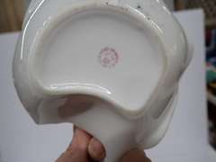 Two Hand Painted Dishes; Butterfly Dish Signed
