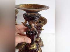 Set of Three Decorative Candle Holders