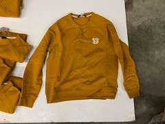REI unisex Crew Sweatshirt Earth Co-Op, rustic gold, S, M, L, and XL, 14 pieces, see pictures for details.