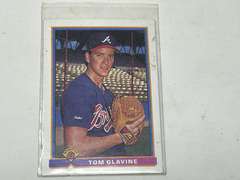 Bowman Braves sports card, Tom Glavine, unsearched, see pictures for details.