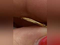14K GOLD LEVER BACK EARRINGS WITH SQUARE DIAMONIQUE STONES APPROX 1.97 GRAMS (WEIGHT WITH STONES) - CHECKOUT