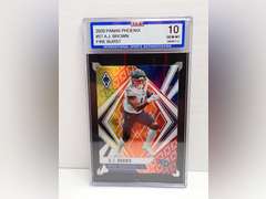 2020 PANINI PHOENIX #57, A.J. BROWN, FIRE BURST, ISA 10 GEM MINT
