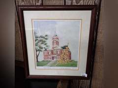 Monroe County Courthouse Framed Print, Numbered, Signed