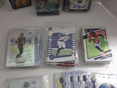 UNSEARCHED FOOTBALL SPORTS CARDS-INCLUDES AUTO AND PATCH RELICS