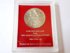 1887-S MORGAN SILVER DOLLAR COIN, REDFIELD COLLECTION PARAMOUNT MS65