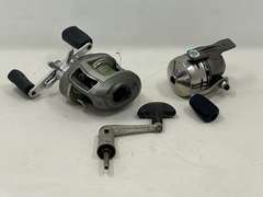 Abu Garcia bait casting reel, and Shakespeare micro series closed face reel sold for parts, tub is NOT included, see pictures for details.