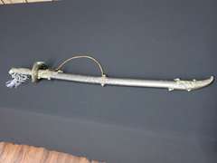 Vintage Sword with Scabbard - Blade Length in photos.