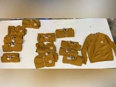 REI unisex Crew Sweatshirt Earth Co-Op, rustic gold, S, M, L, and XL, 14 pieces, see pictures for details.
