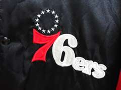 Philadelphia 76ers Hardwood Classics NBA Jacket - G-III Carl Banks - XXL