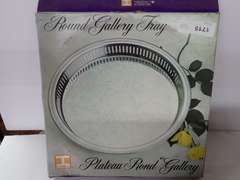 Lot of Oneida Chippendale Sandwich Trays and Irvinware Round Gallery Trays