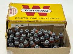 Winchester 38 special ammo, partial box, 35 rounds, see pictures for details