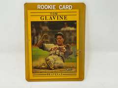 Fleer Braves sports card, Tom Glavine, Rookie Card, unsearched, see pictures for details.