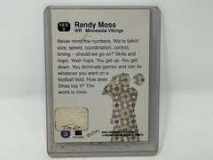NBA sports card, D’STROYERS, Randy Moss, unsearched, see pictures for details.