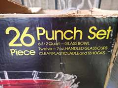Dew Drops by Tuscany 26 Piece Punch Bowl Set