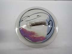 Signed Pottery Covered Casserole Dish