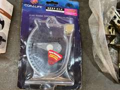 Mystery lot of assorted household goods to include return vent cover, fasteners, alarm clock projector, floor register, and much more. See pictures for details.