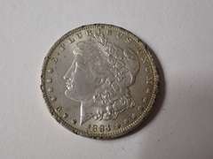 1884-O MORGAN SILVER DOLLAR COIN
