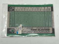 Bowman Braves sports card, Tom Glavine, unsearched, see pictures for details.