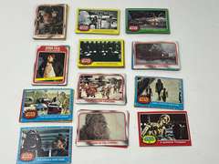 Star Wars trading cards, see pictures for details.