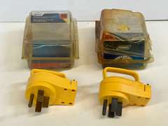 RV male plug replacements, still in original packaging, set of two, see pictures for details.