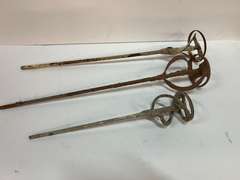 Drill stirring wands, three pieces, see pictures for details.