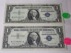 SERIES 1957 A & B $1 SILVER CERTIFICATES