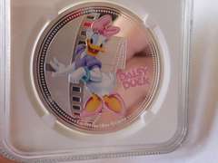 2014 NIUE $2 DAISY DUCK COLORIZED COIN NGC PF70 ULTRA CAMEO