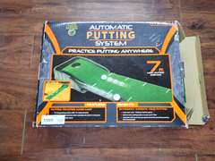 Club Champ Automatic Putting System and Cracker Jack Tin