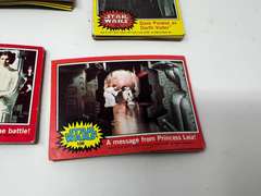 Vintage Star Wars trading cards, see pictures for details.