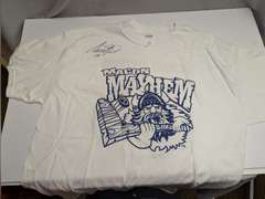 PLAYER AUTOGRAPHED MACON MAYHEM T-SHIRT