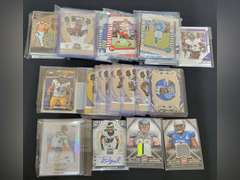 UNSEARCHED FOOTBALL SPORTS CARDS-INCLUDES AUTO AND PATCH RELICS