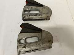 PowerShot staplers, two pieces, see pictures for details.