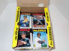 OPEN BOX 1986 TOPPS BASEBALL CARDS - NOT COMPLETE SET