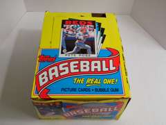 OPEN BOX 1986 TOPPS BASEBALL CARDS - NOT COMPLETE SET