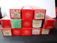 Collection of QRS Player Piano Rolls