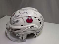TEAM AUTOGRAPHED MACON HOCKEY HELMET