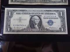 (3) SERIES 1957 $1 SILVER CERTIFICATES