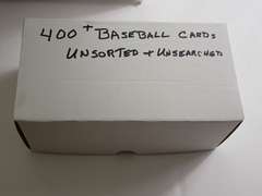 400+/- UNSEARCHED/UNSORTED BASEBALL CARDS