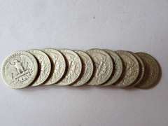 (10) WASHINGTON QUARTERS - 90% SILVER