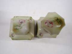 Hand Painted Nippon Trinket Box and Decanter