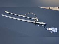 Vintage Sword with Scabbard - Blade Length in photos.
