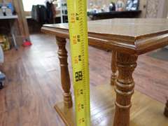 Small Wooden 3-Tier Stand-See photos for measurements