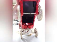 Coca-Cola Cast Iron Horse Drawn Delivery Wagon