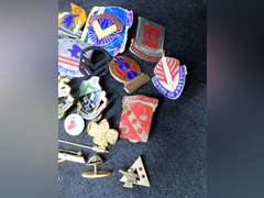 Military Insignia and Pin Collection