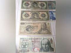 VARIOUS FOREIGN BANK NOTES