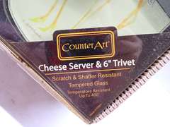 CounterArt Cheese Server and Trivet Set