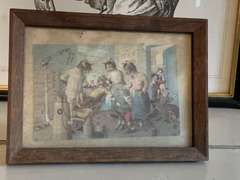 8 VINTAGE DENTIST FRAMED PRINTS (VARIOUS SIZES) - DINING ROOM